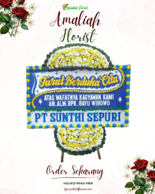 Papan Bunga Duka di Aertembaga